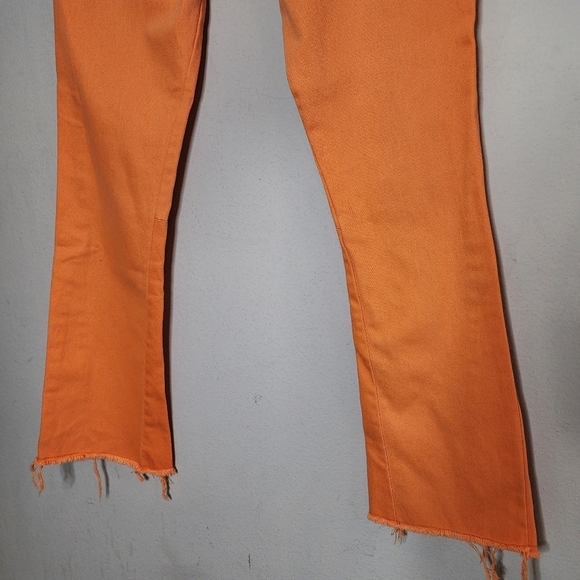 MNML Orange Men's B251 Flare Denim Jeans Men's size 30x32 Button fly - Picture 11 of 16